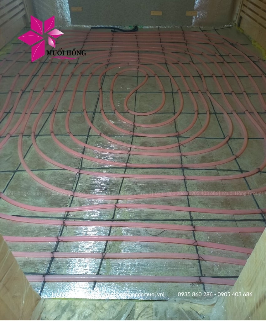 Setup phòng xông hơi đá muối Himalaya