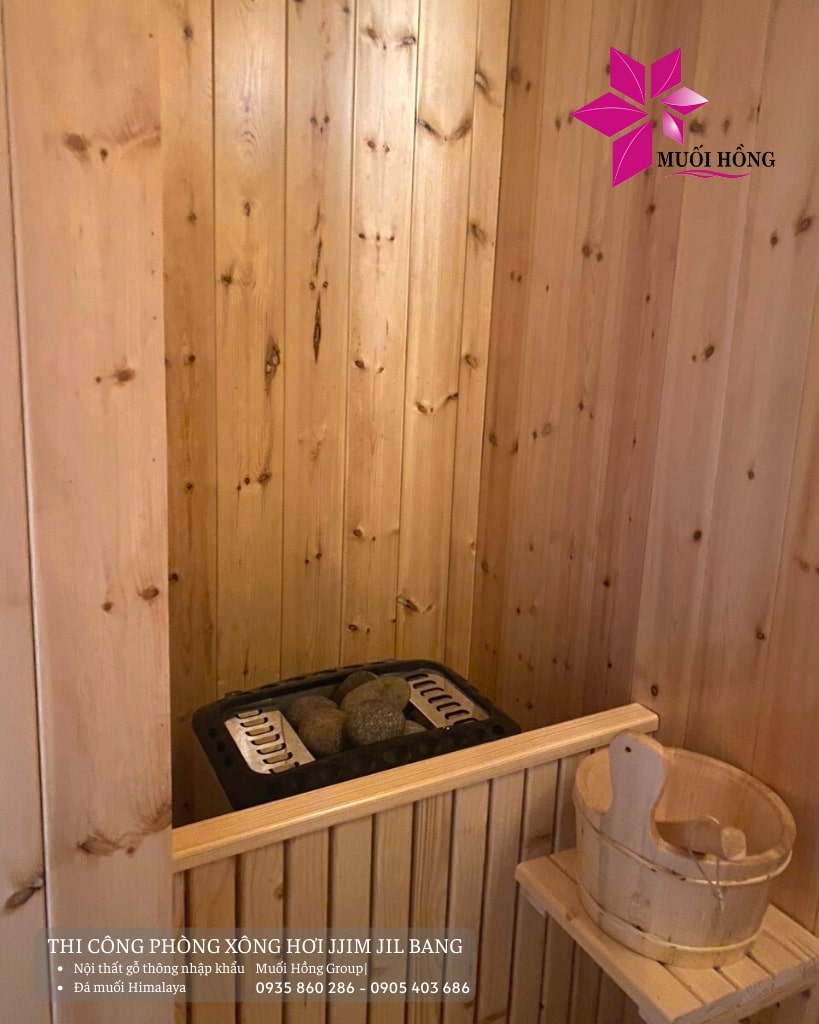 Thiết kế thi công phòng xông hơi sauna chuyên nghiệp