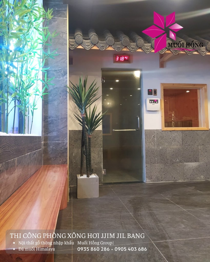 Thiết kế thi công spa đá muối hồng ngoại