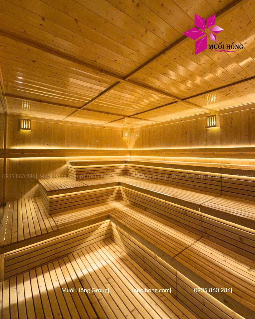 Thi c&ocirc;ng ph&ograve;ng x&ocirc;ng hơi Epic Reset Hội An