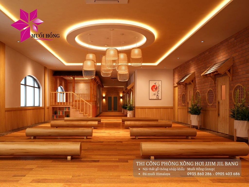 Lắp đặt phòng xông hơi JjimJilBang trọn gói