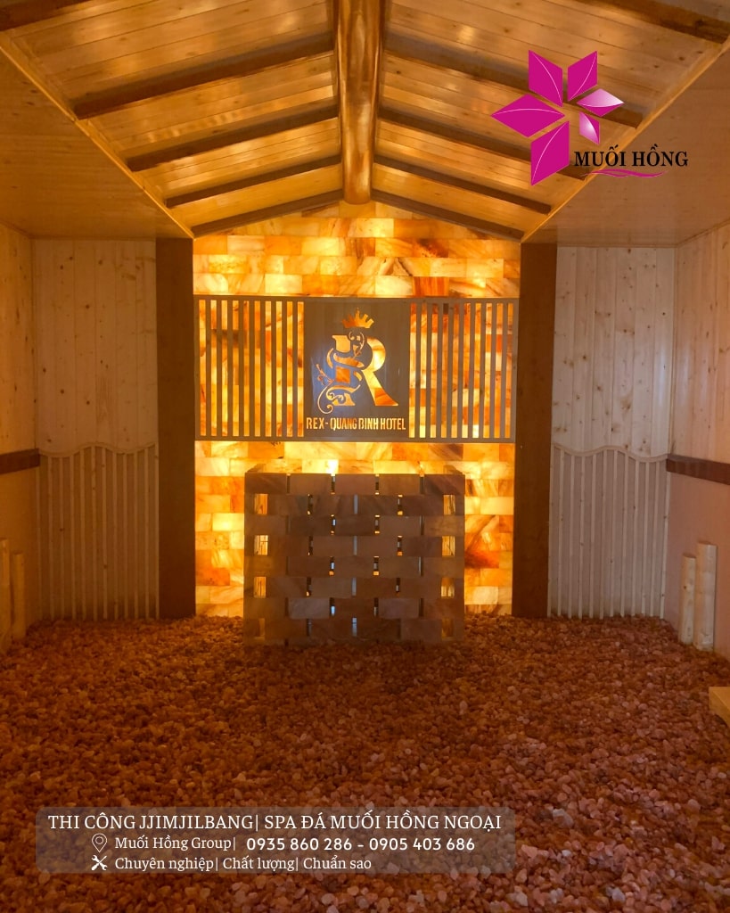 Setup khu xông hơi spa đá muối chuyên nghiệp