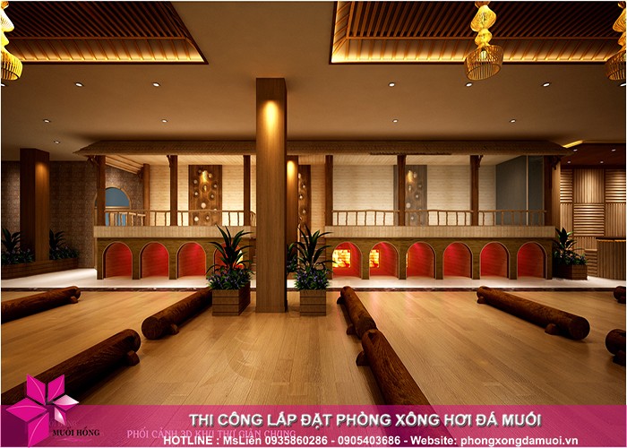 Thiết kế thi công khu thư giãn Jjim Jil Bang chuẩn sao