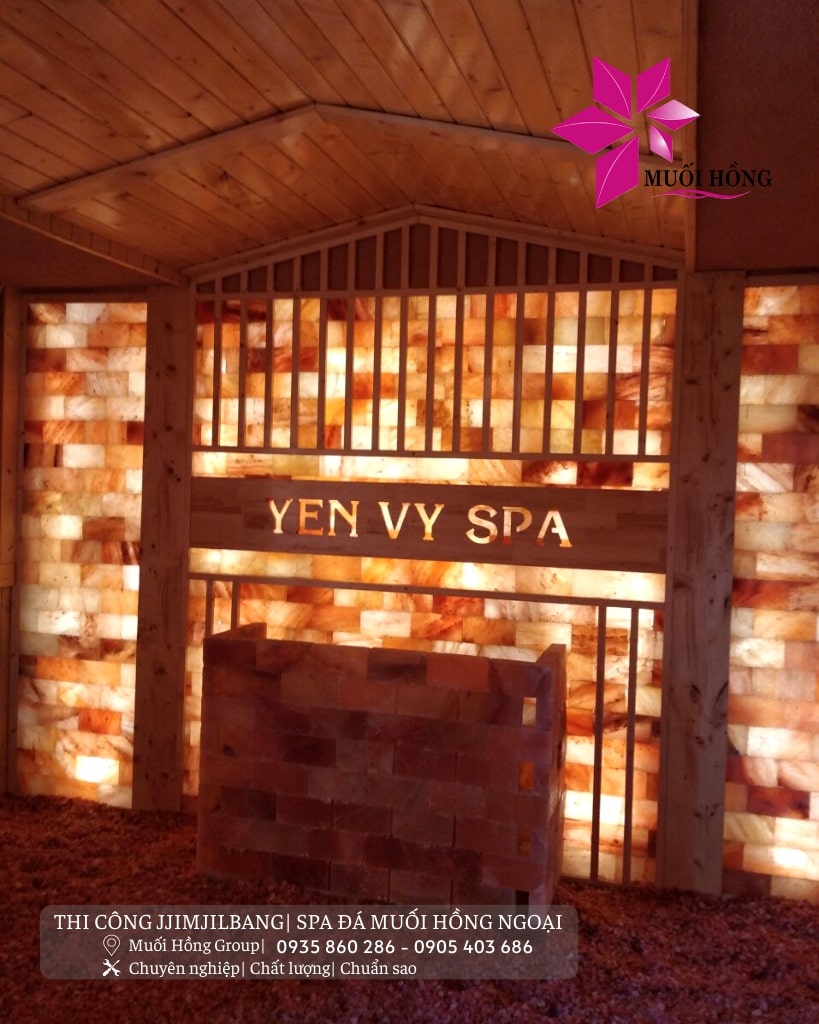 Lắp đặt spa đá muối hồng ngoại