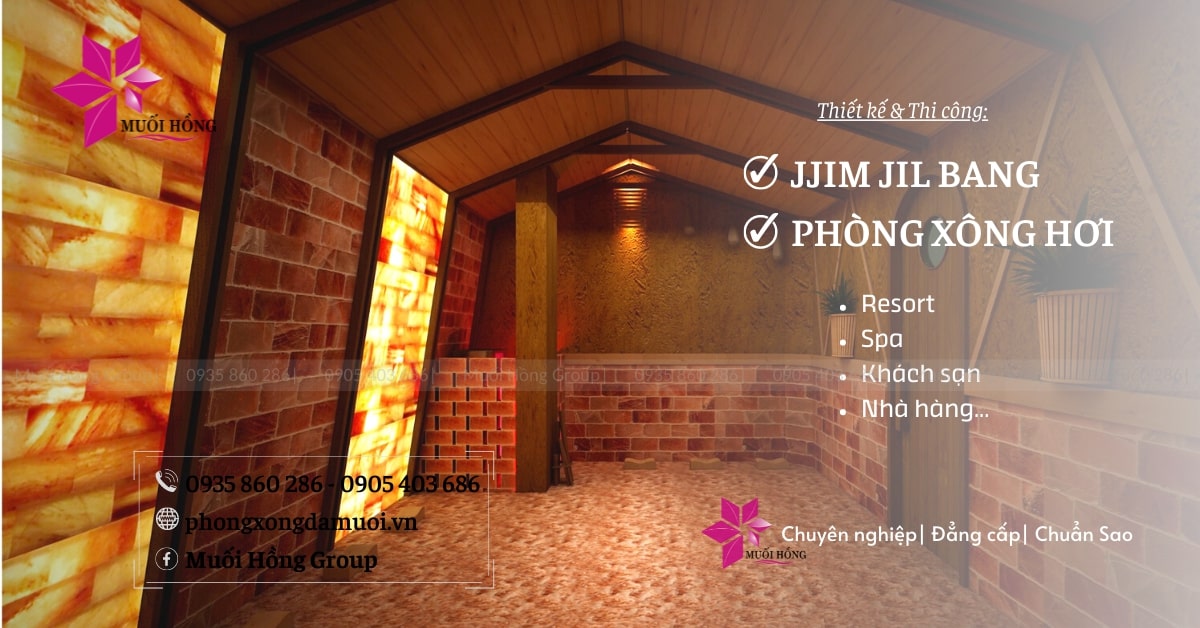 Setup phòng xông Jjim Jil Bang chuyên nghiệp