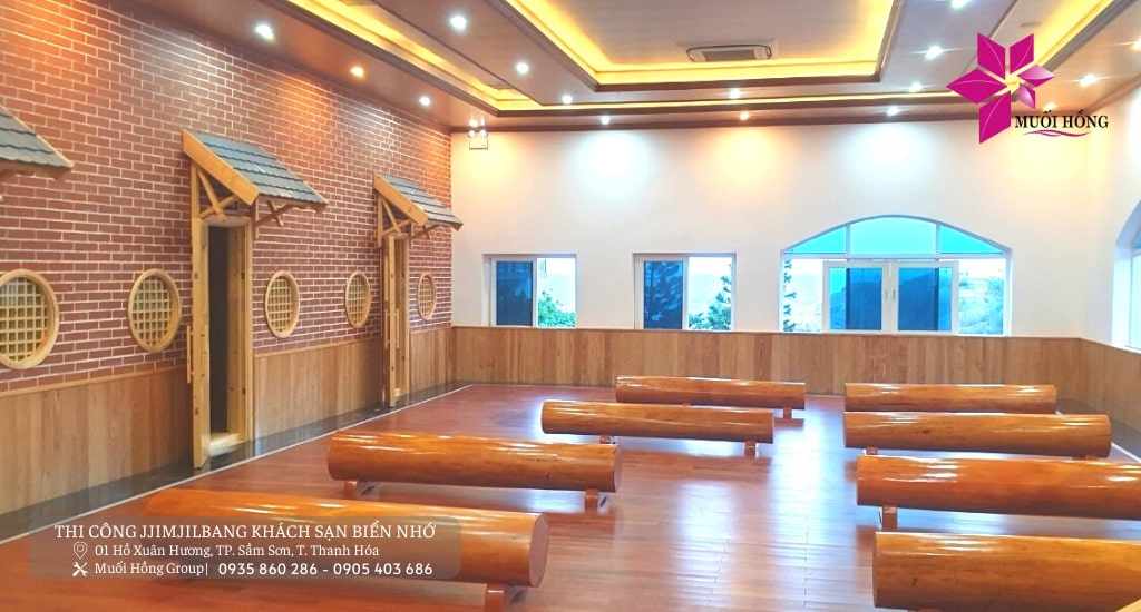 Thiết kế thi công spa JjimJilBang khách sạn