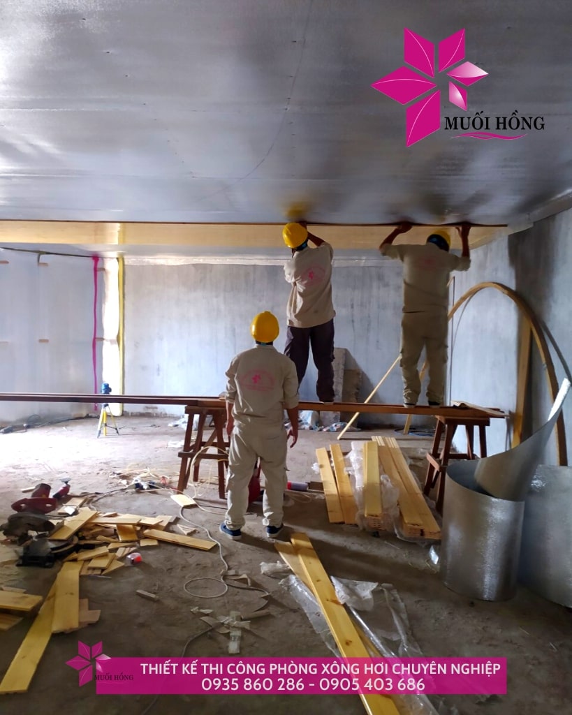 Lắp đặt phòng xông hơi hồng ngoại chuyên nghiệp