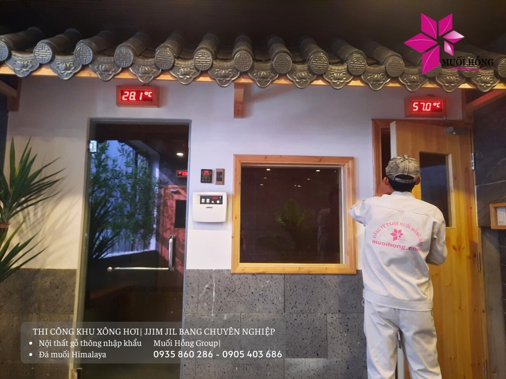 Thiết kế thi công phòng xông hơi nội thất gỗ cao cấp