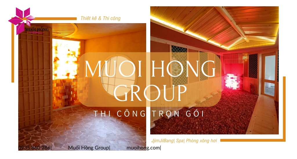 Mẫu Thi Công Phòng Xông Hơi Mới Nhất 2024 - Muối Hồng Group