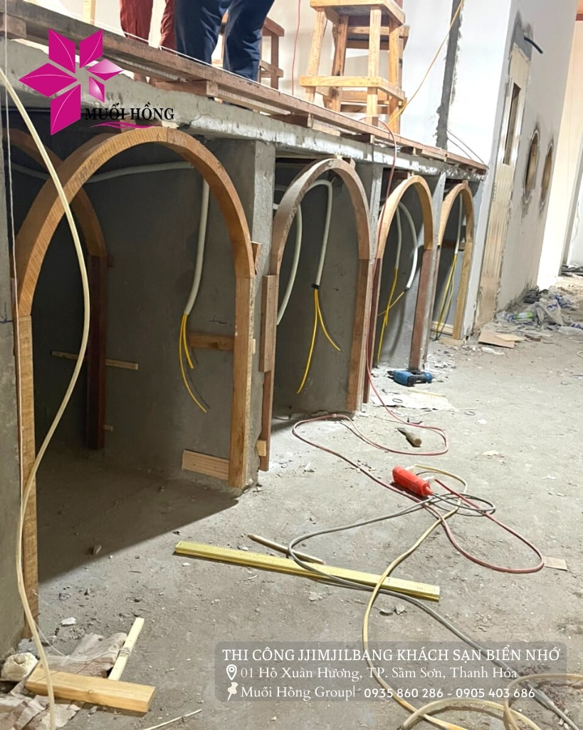 Lắp đặt JjimJilBang khách sạn Biển Nhớ Sầm Sơn