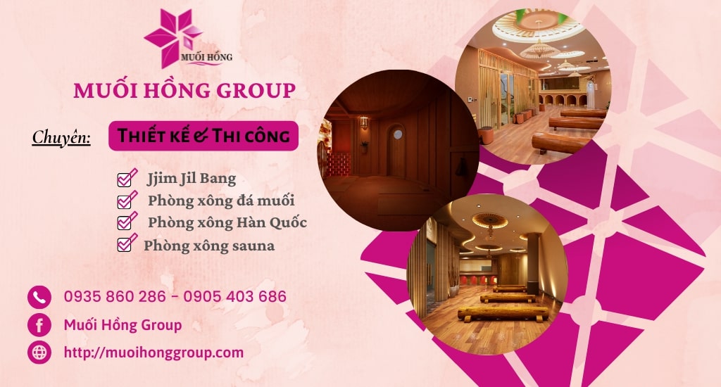 Thi Công Nội Thất Phòng Xông Hơi Jjim Jil Bang - Muối Hồng Group