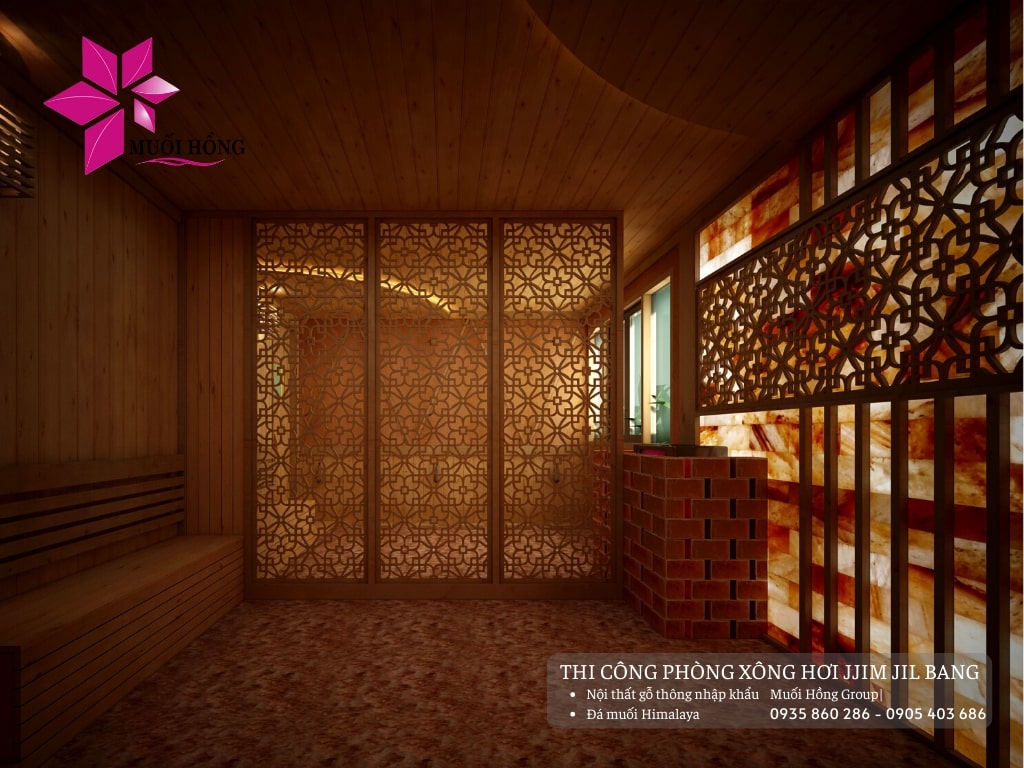 Thi công phòng xông hơi sauna hồng ngoại