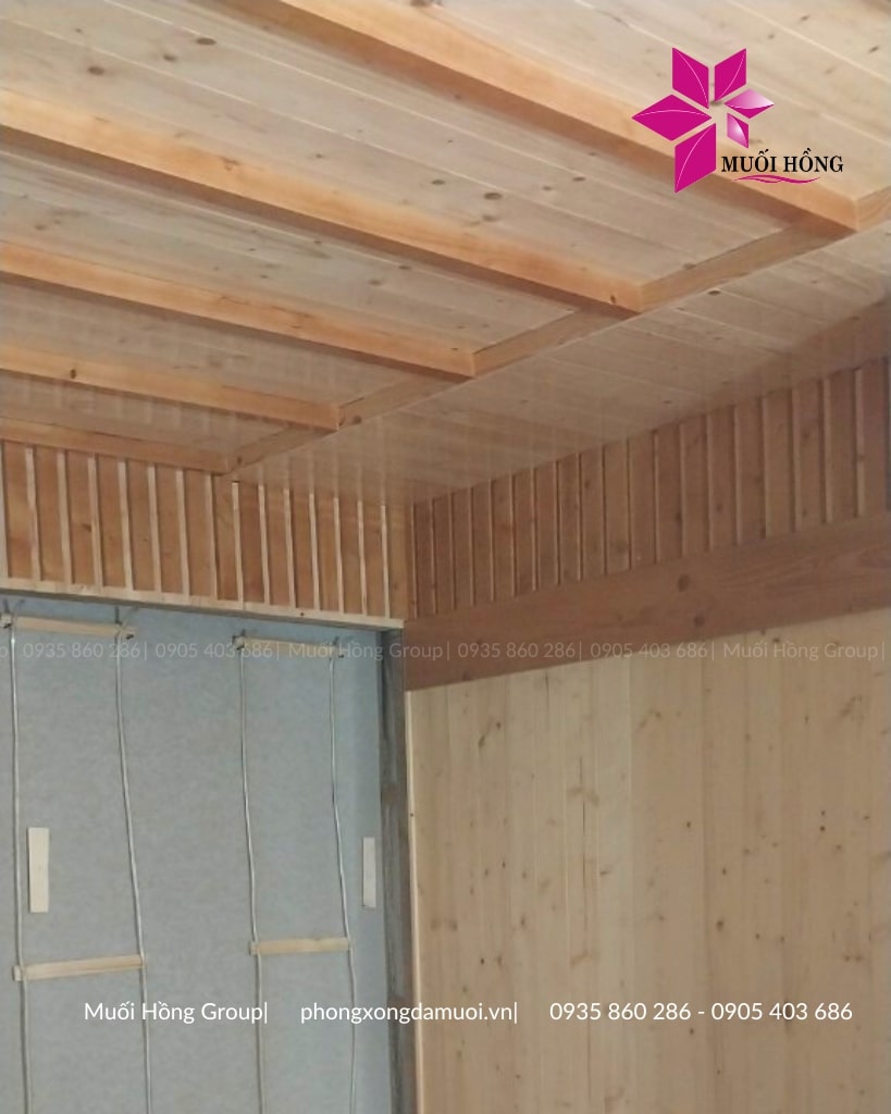 Lắp đặt phòng xông hơi hồng ngoại khách sạn
