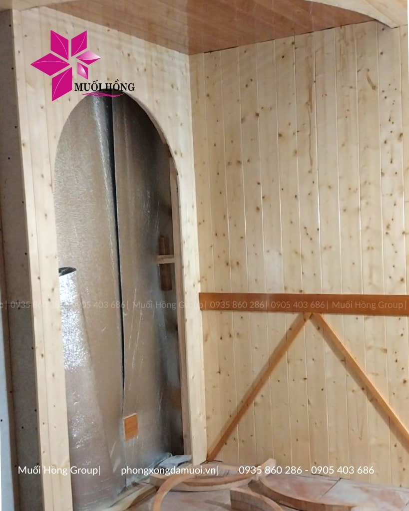 Setup phòng xông hơi hồng ngoại spa