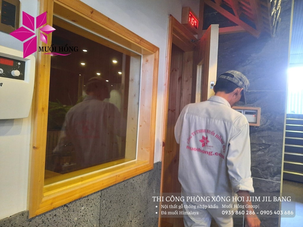 Thi công phòng xông hơi spa đá muối chuyên nghiệp
