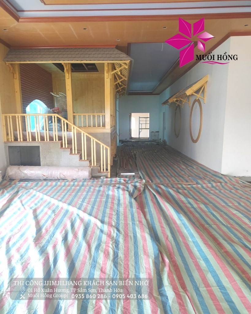 Setup Spa JjimJilBang khách sạn Biển Nhớ