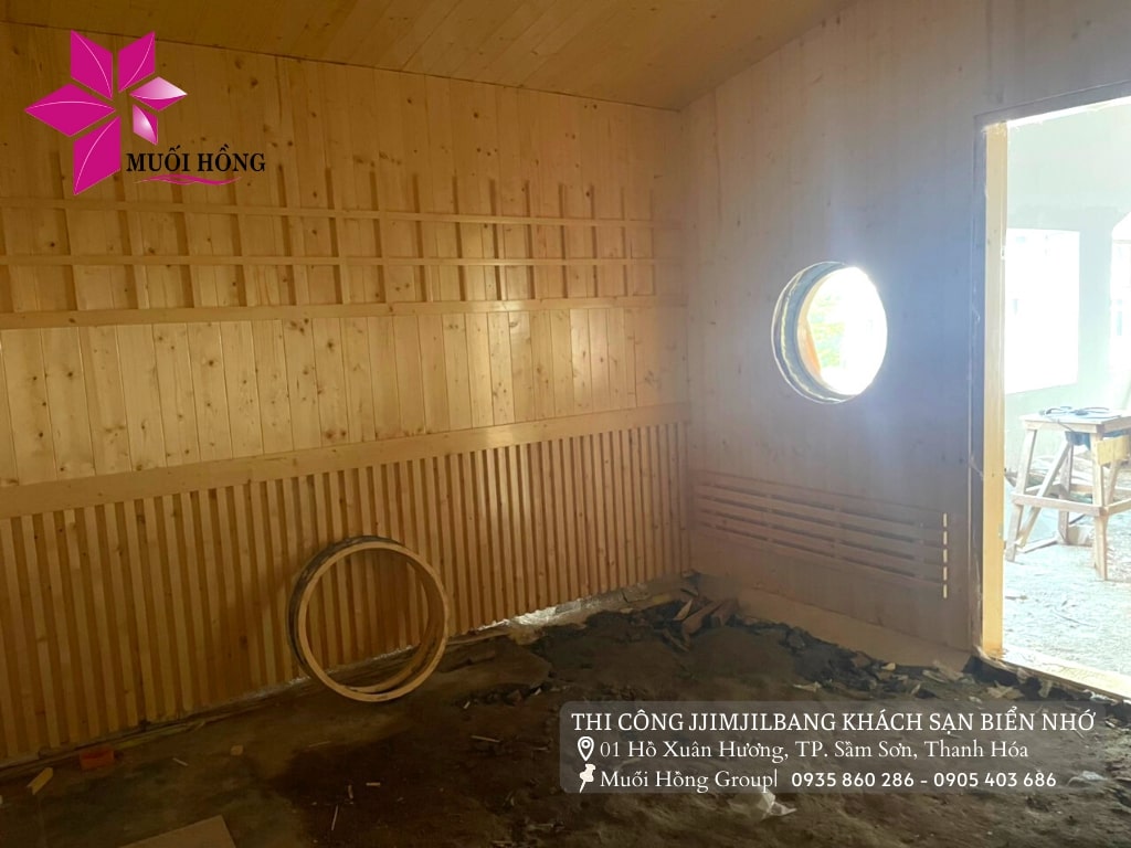 Thiết kế thi công JjimJilBang Khách sạn Biển Nhớ
