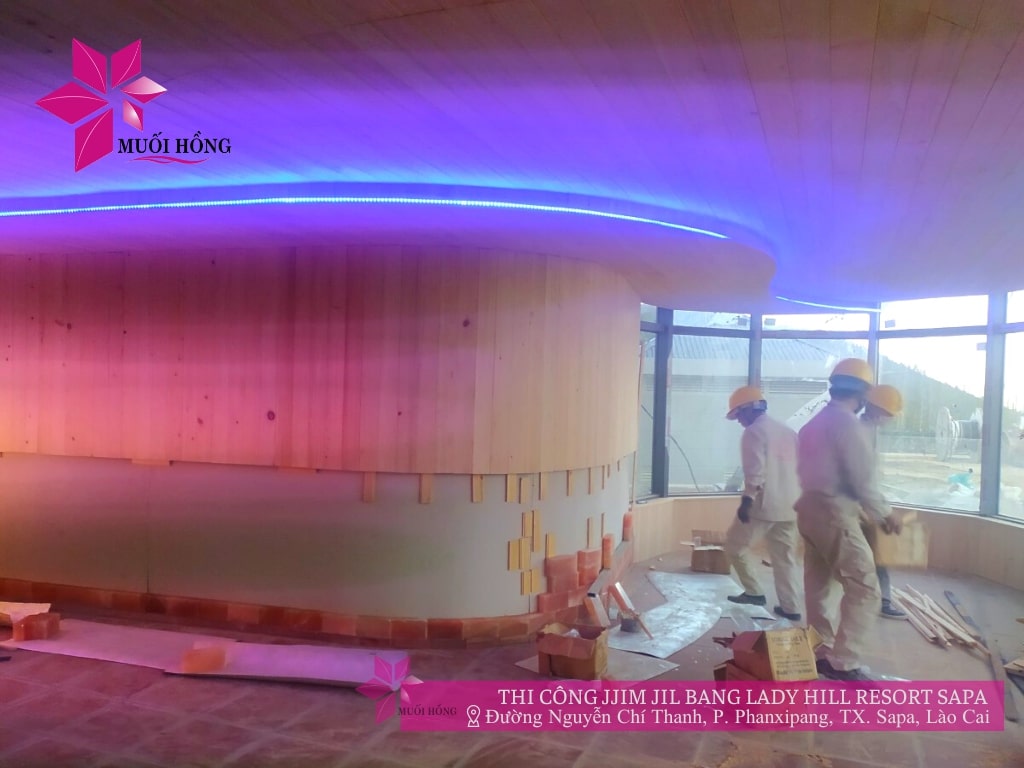 Thi công Jjim Jil Bang resort chuẩn sao